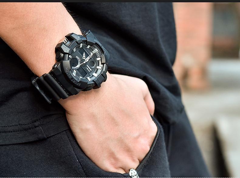 Sport Men Watches White G style Watch In LED Digital Style Waterproof 30M Casual Luxury Elegant Style  Relogios masculino